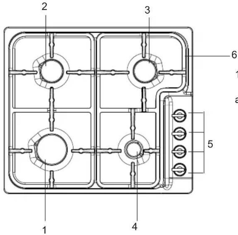 2 3 6 1 a 5 1 4