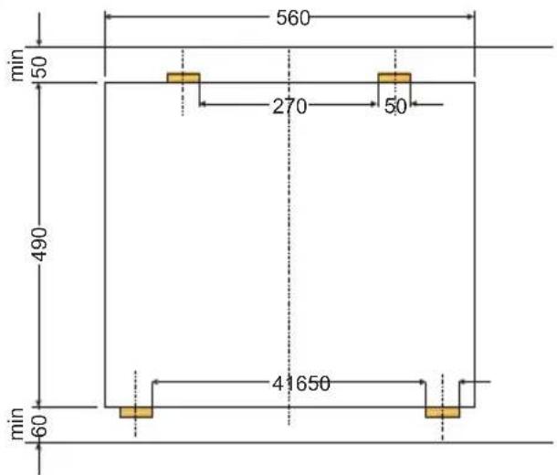 Hansa BHC96506 - Монтаж плиты в столешнице мебели - 4