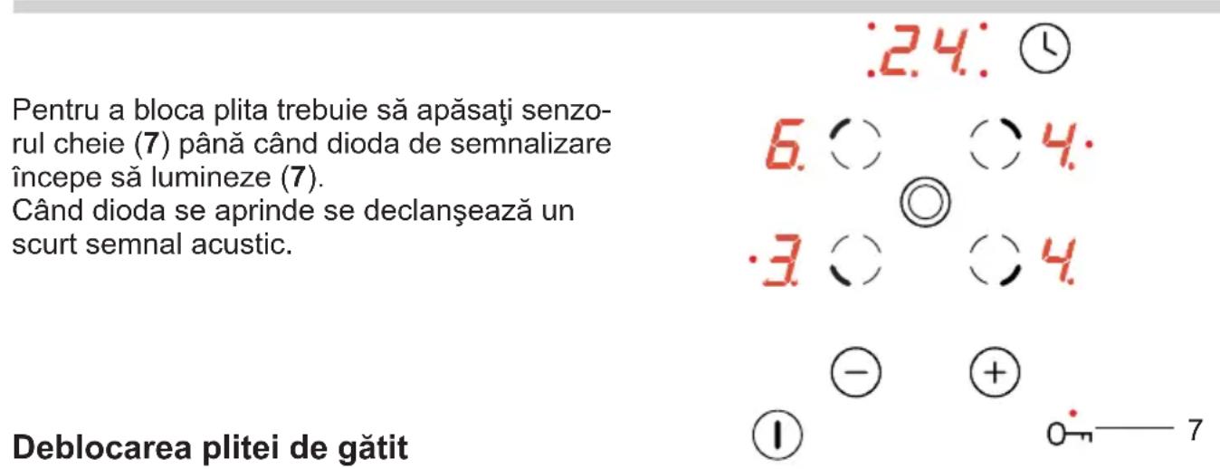Hansa BHC96506 - Blocarea plitei de încălzire - 1