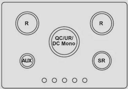 R QC/UR/ DC Mono R AUX SR
