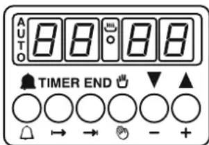 AUTO 88 88 TIMER END - +