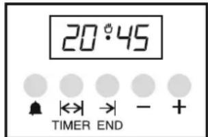 20°45 TIMER END