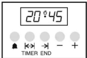 20°45 TIMER END