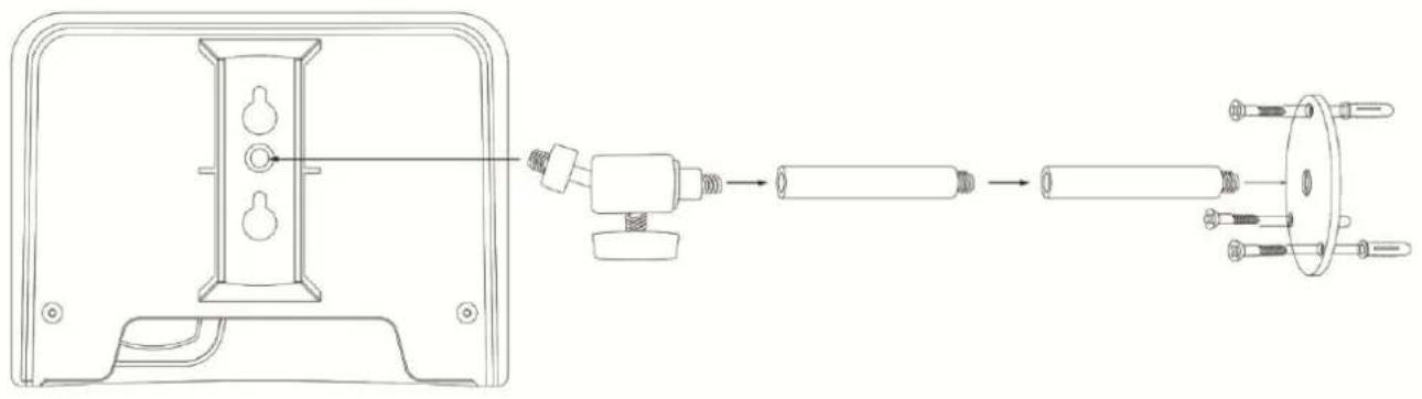 Edimax AI-1001W V3 - III-2. Instalare suportului de perete - 1