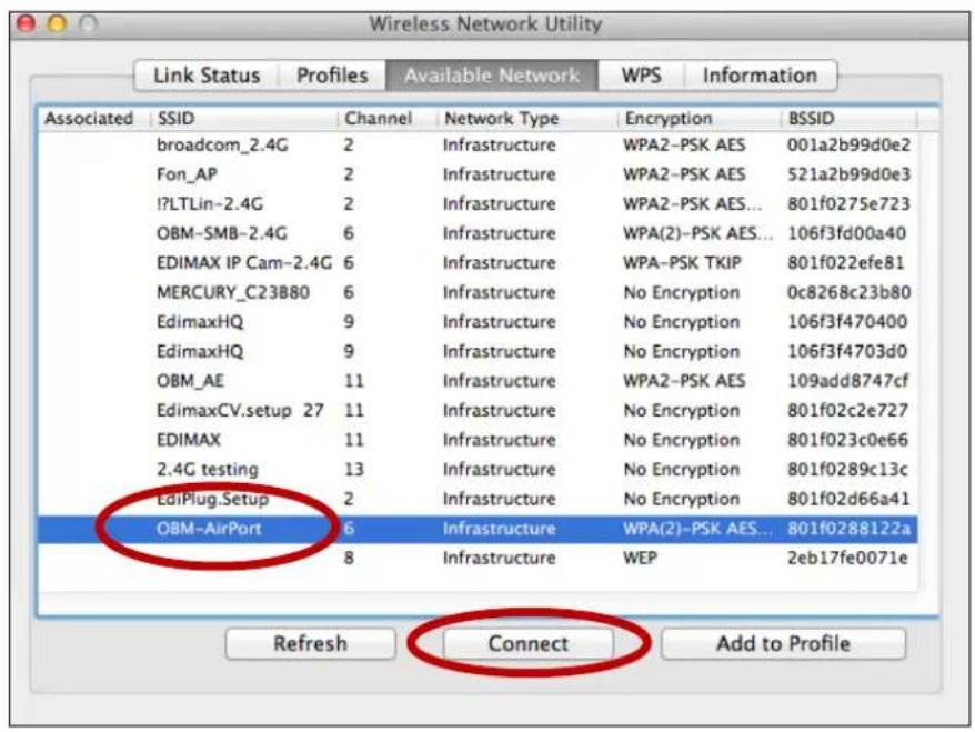 Edimax EW-7811Un V2 - VI-2. Mac: Conectarea la o rețea Wi-Fi - 2