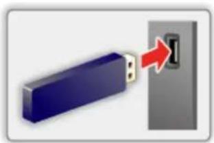 PANASONIC TX-50GXR700 - ■ Pentru a introduce sau scoate memoria Flash USB - 1