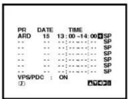 PR DATE TIME ARD 15 13:00-14:00 SP -- -- -- -- -- SP -- -- -- -- -- -- SP -- -- -- -- -- -- SP -- -- -- -- -- -- SP -- -- -- -- -- -- SP VPS/PDC : ON