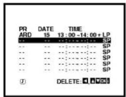 PR ARD DATE 15 TIME 13:00 -14:00 + LP SP SP SP SP SP SP SP SP SP SP SP SP SP SP DELETE: ▼ ▼ ▼ ▼