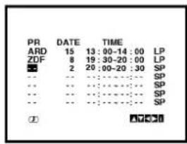 PR DATE TIME ARD 15 13:00-14:00 LP ZDF 8 19:30-20:00 LP SP 2 20:00-20:30 SP SP SP SP SP SP SP SP SP T