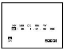 HH MM DD MM YY 08 : 00 1 . 01 . 02 TUE