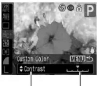 Custom Color MENU Contrast