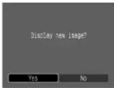 Display new image? Yes No