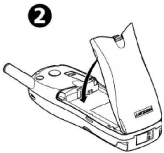 MITSUBISHI Trium Galaxy - Fitting the battery - 3