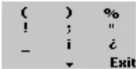 ( ) % ! ; " - i i Exit