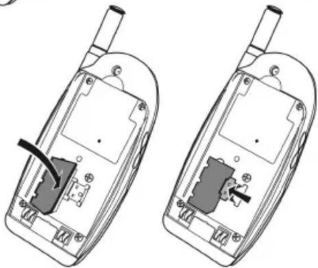 MITSUBISHI Trium Cosmo - Inserting the SIM card - 2