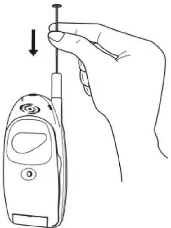MITSUBISHI Trium Cosmo - Replacing the antenna - 1