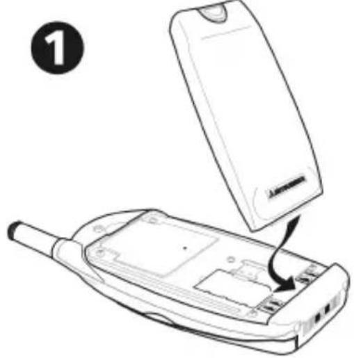 MITSUBISHI Trium Cosmo - Fitting the battery - 1