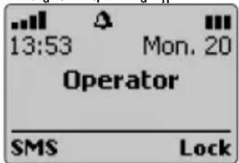 13:53 Mon. 20 Operator SMS Lock