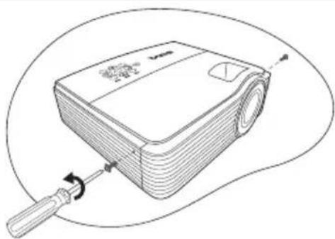 BENQ MX761 - Replacing the lamp - 12