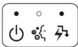 Electrical control symbols including power, switch, and lightning bolt