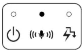 Electrical control icons including power, current, and lightning symbols