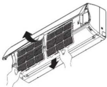 LG D10GN - การทำความสะอาดแผ่นกรองอากาศ - 3