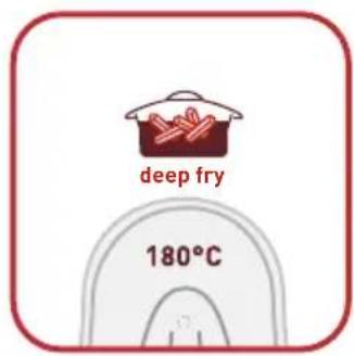 deep fry 180°C