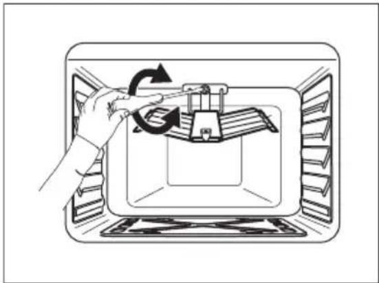 ELECTROLUX EKG61182OW - Înlocuirea injectorului de gaz al grătarului - 2