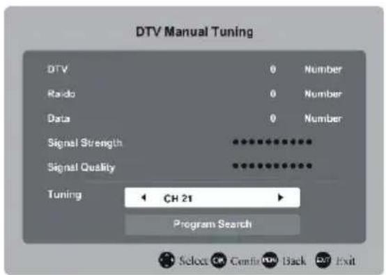 Allview 40ATS5100-F - • Cautare manuala ATV - 2