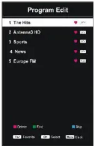 Allview 49ATC5000-U - Lista canale - 1