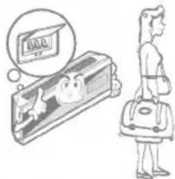 Illustration showing a person standing beside a large credit card with a thought bubble containing a 'BILL' sign, symbolizing financial or payment advice.
