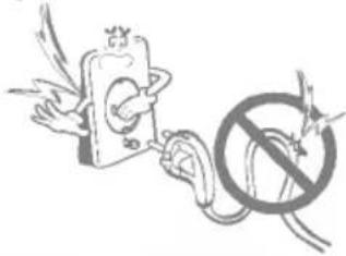 Illustration showing a cartoon character with wings reacting to a phone connected to a prohibition symbol, likely depicting a social or enforcement concept.
