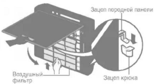 Воздушный фильтр Зацеп передней панели Зацеп крюка