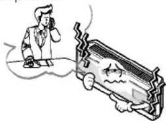 Cartoon illustration showing a person reacting to a distressed card with a warning sign, symbolizing financial or emotional distress.