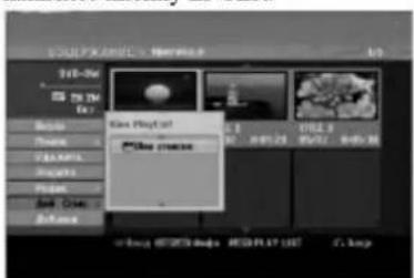 LG RH1778P2S - Создание нового списка для воспроизведения -RWw RAM - 2