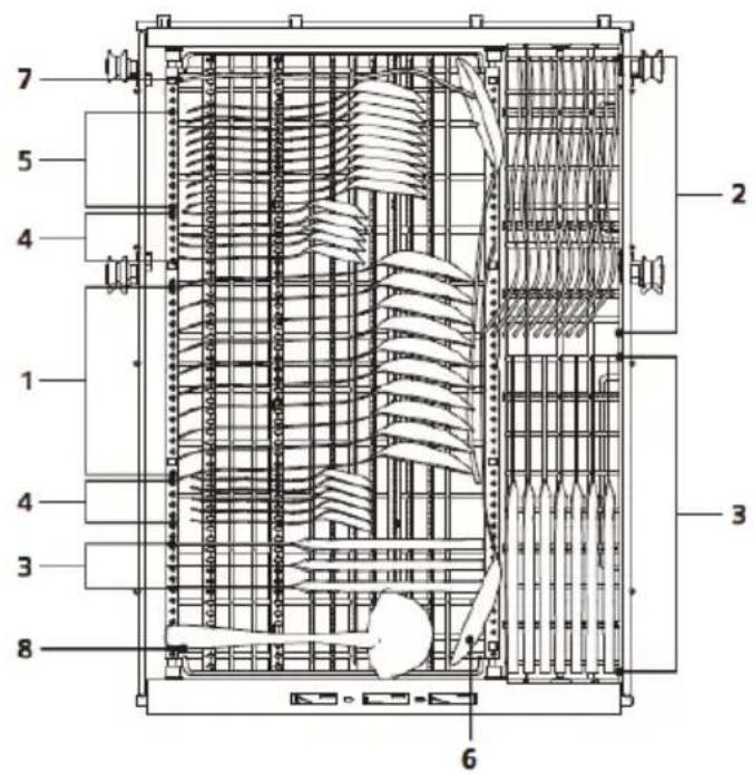 Hansa ZIM486ELH - Coşul pentru tacâmuri - 1