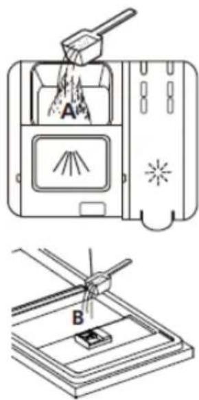 Hansa ZIM486ELH - Umplerea dozatorului pentru detergent - 2