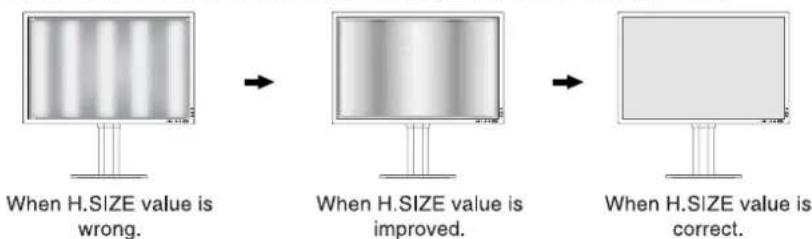 NEC MultiSync MD304MC - H.SIZE (V.SIZE) (Analog input only) - 1