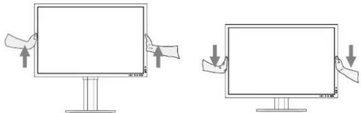 NEC MultiSync MD304MC - Raise and Lower Monitor Screen - 1
