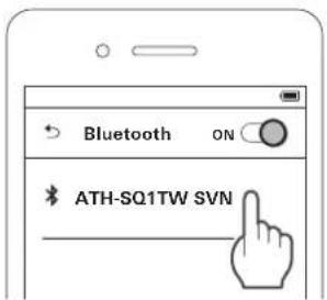 Bluetooth ON ATH-SQ1TW SVN