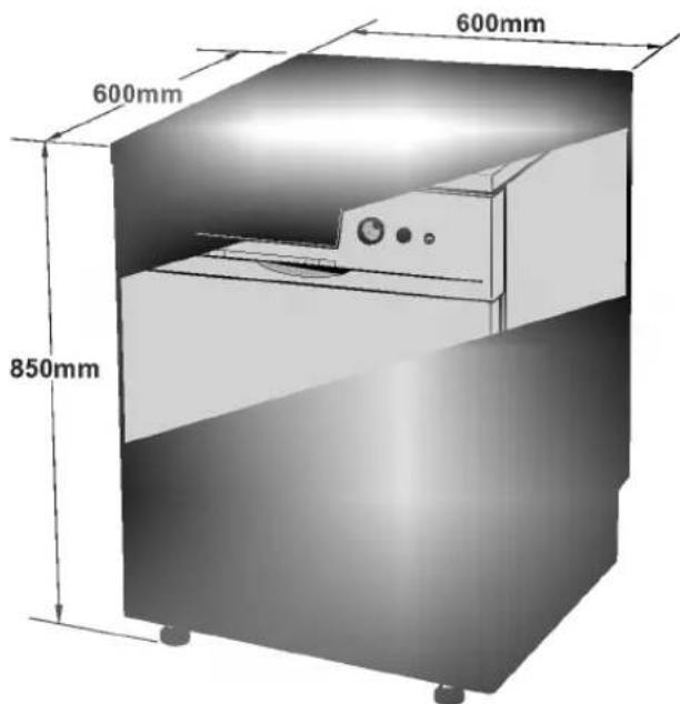 600mm 600mm 850mm