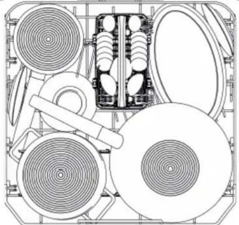 SMEG LSPU8643WH - standard place setting - 6