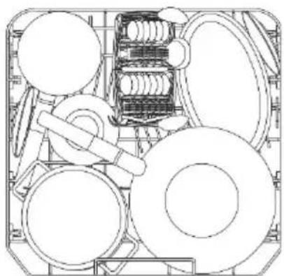 SMEG LSPU8643WH - standard place setting - 1