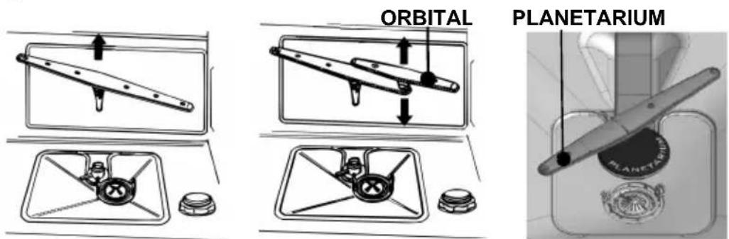 SMEG LSPU8643WH - CLEANING THE SPRAY ARMS - 2
