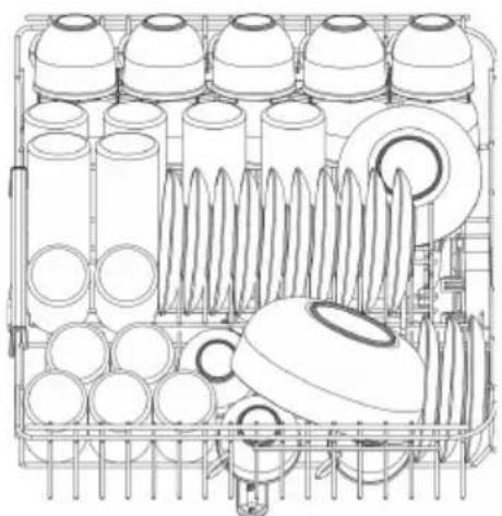SMEG LSPU8643WH - standard place setting - 5
