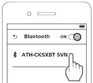 Bluetooth ON ATH-CKSXT SVN