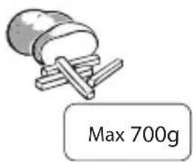 Max 700g