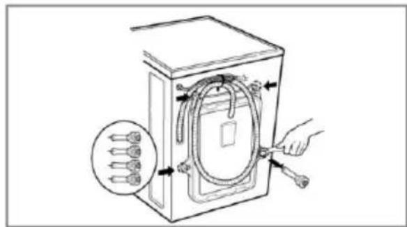 LG FH2B8QDP2 - ■ Removing transit bolts - 2