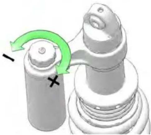 POLARIS RZR Trail S 900 Premium (2020) - WALKER EVANS SHOCK COMPRESSION ADJUSTMENT (IF EQUIPPED) - 1