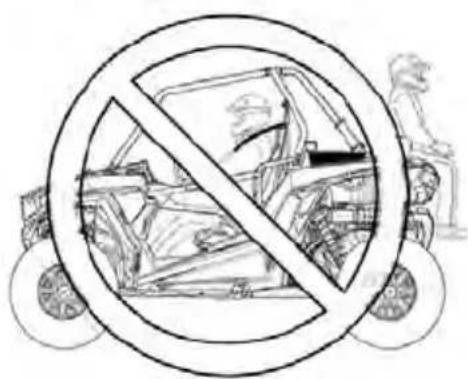 POLARIS RZR Trail S 900 Premium (2020) - WARNING - 1